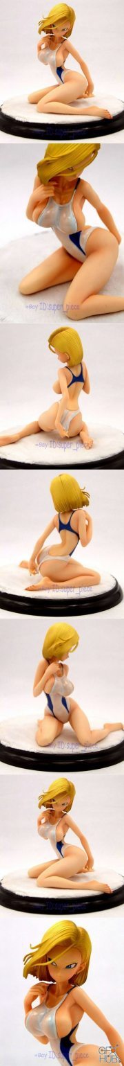 Dragon Ball Z Android 18 – 3D Print