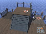 Unity Asset – Hand Painted modular dock & pier v1.0