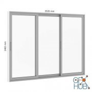 Large window 2483 mm x 3520 mm