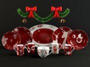 Tableware Red Christmas by Waechtersbach