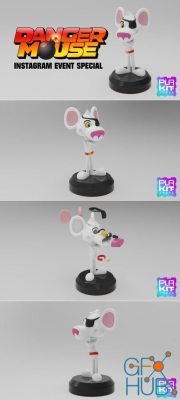 PlaKit Danger Mouse – 3D Print