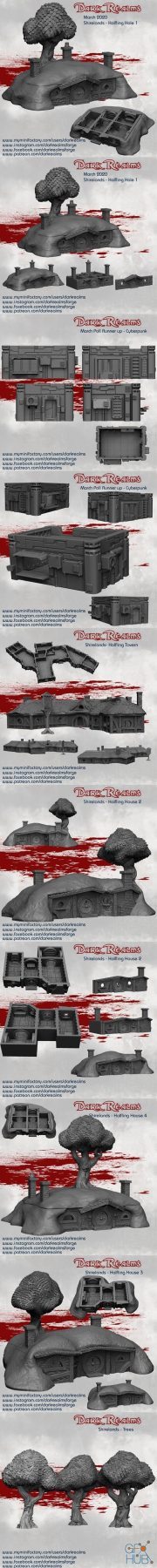 Halfling Shirelands – 3D Print