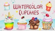 Skillshare - Watercolor Cupcakes
