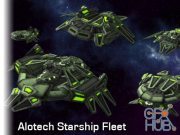 Unity Asset – Alotech Starship Fleet Package v1.0