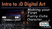Skillshare – Make your first Cute Fury 3D Character with Blender 2.8