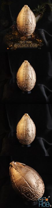 Golden Egg - Harry Potter Triwizard Tournament Dragon Egg - 3D Print