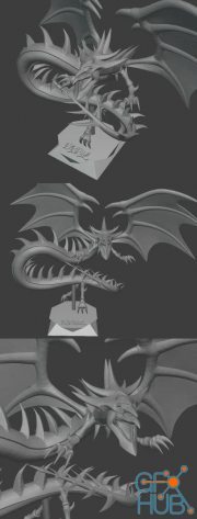 Slifer the Sky Dragon - Yugioh – 3D Print