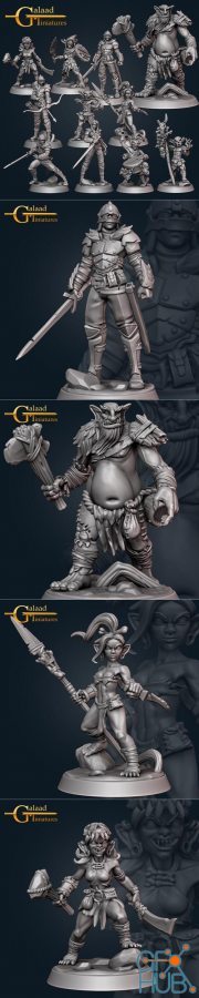 Galaad Miniatures January 2022 – 3D Print