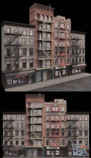 New York Brooklyn buildings fasads PBR
