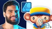 Udemy – Beginner Illustration In Affinity Designer 2 – Chimp Avatar
