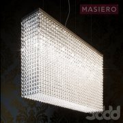 Pendant chandelier IMPERO-DECO VE 850 S6 by Masiero