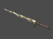 Medieval sword Low-Poly