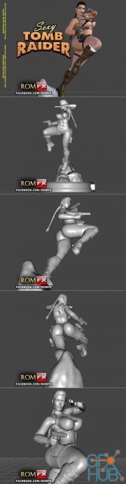 Lara Croft Sexy Tomb Raider – 3D Print