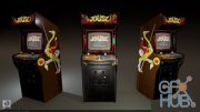 Joust Vintage Arcade Cabinet PBR