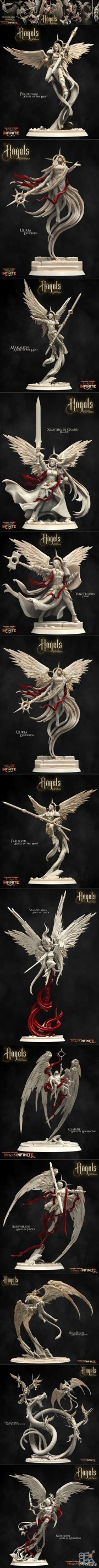 Not Supported Angels – 3D Print