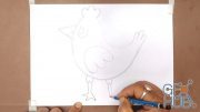 Skillshare - How to draw birds in easy way step-by-step