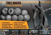 ArtStation Marketplace – Tree Maker: 117 ZBrush Brushes, 50 Alphas and 8 Tree Basemeshes
