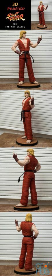 Ken Street Fighter – 3D Print