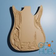 Alien Gitaar Base – 3D Print