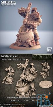 Burtz Dwarfstew - Ogre Cook – 3D Print