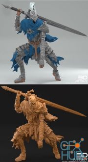 Undead Knight Version Two Single – 3D Print