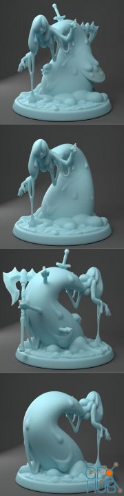 Monstrous Lady Slime – 3D Print