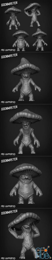 Goon Master Games - Sacred Swamp - Mushrooms – 3D Print