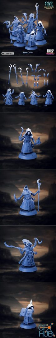 Broken Anvil Miniatures - Panic at Moorefrost Manor - Cultists – 3D Print