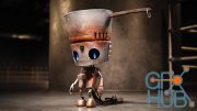 CGCookie – POTHEAD: Create a Hard Surface Character in Blender