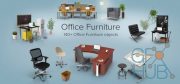 PixelSquid – Office Furniture Collection