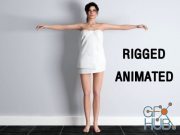 CGTrader – Rigged Girl in Towel