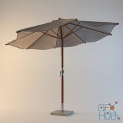 Outdoor umbrella (Vray)