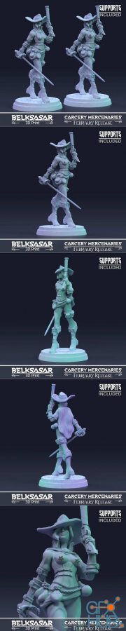Elena the Duelist Nude and Normal – 3D Print
