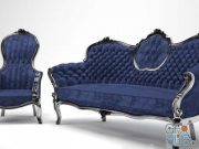 Victorian sofa & chair
