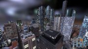 City Night Lowpoly PBR