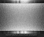 Silver metal grid textures & backgrounds