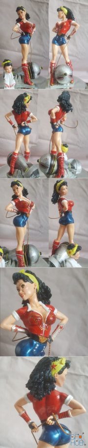 Bombshell Pinups Wonder Woman – 3D Print