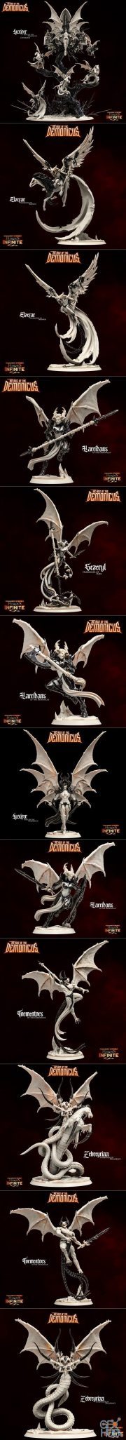 The Host Of The Demonicus – 3D Print