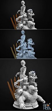 Gohan Transformation – 3D Print