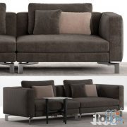 Modular sofa Flou Tay composition A