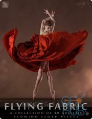 Flying Fabric – Artistic Flowing Cloth Pieces