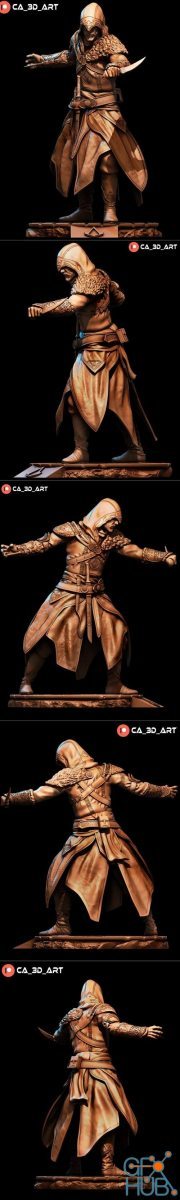 Ezio Auditore – 3D Print