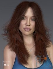 Alina Hair For Genesis 3 And 8 Female(s)
