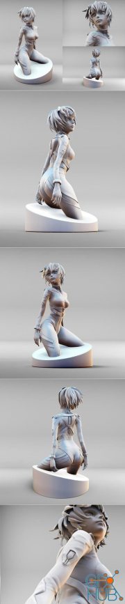 Rei Ayanami Sculpt – 3D Print