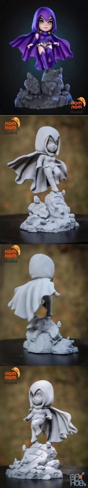 Raven Chibi – 3D Print