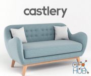 Castlery Lester loveseat sofa