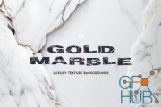 White and Gold Marble Texture Backgrounds