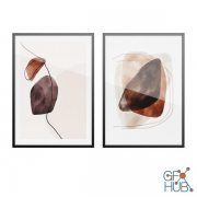 Art Prints Water Color Shapes Poster by Desenio