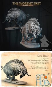 Dire Boar – 3D Print