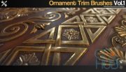 ArtStation Marketplace – ZBrush – 60 Ornament Trim Brushes – Vol.1